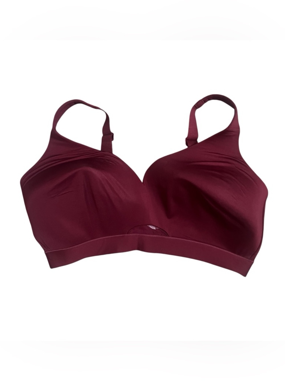 Cacique Seamless Wireless Bra - Burgundy Size 40DDD